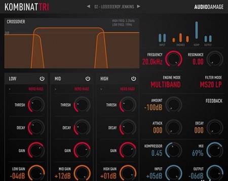 Audio Damage AD037 Kombinat Tri v3.1.0 WiN MacOSX